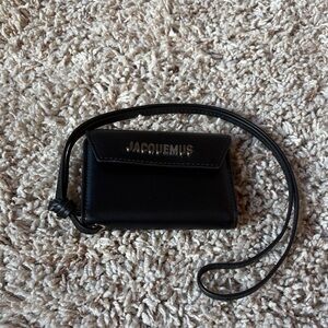 Jacquemus Black Leather Men’s Wearable Wallet